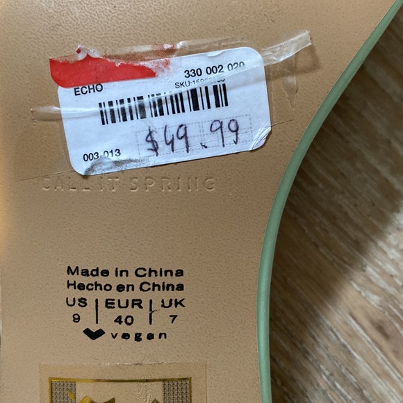 Call It Spring Slingback Echo Sandals - NWT - Picture 12 of 12